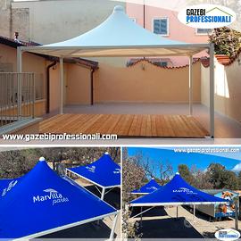 Gazebo copertura 5x5 CERTIFICATO bar ristorante
