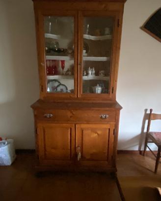 Vetrinetta artigianale in abete