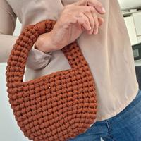 borsa fatta a mano pochette ad uncinetto