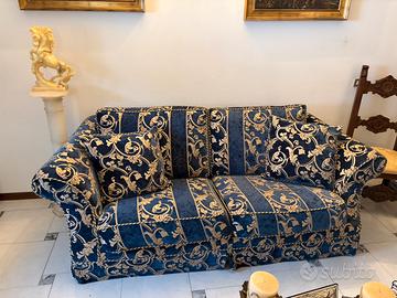 Divano Classico 3 Posti 220 cm Artigianale