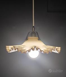 Lampada a sospensione Vetro opalino ‘60