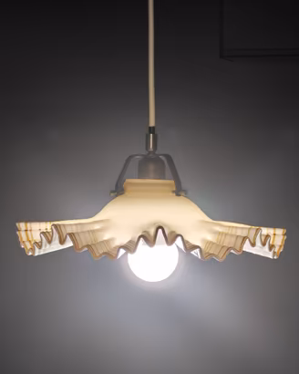 Lampada a sospensione Vetro opalino ‘60