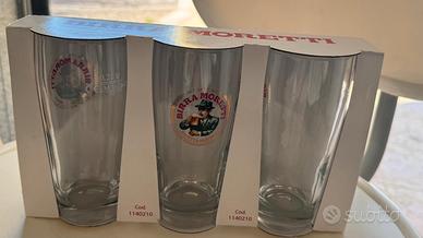 Bicchieri da birra Moretti 