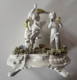 Putti in ceramica vintage Bassani