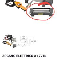 Argano vericello 12v