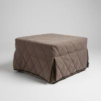 Pouf letto pieghevole salva spazio