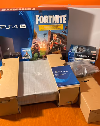PS4 PRO 1TB completa in Box + Giochi