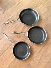 Set 3 Padelle Zwilling acciaio inox