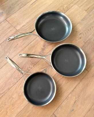 Set 3 Padelle Zwilling acciaio inox