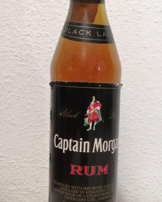 Rum captain morgan black label vintage