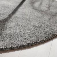 Tappeto pelo corto tondo