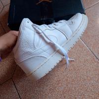 scarpe Nike air Jordan bianche n 35,5