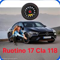 Ruotino Di Scorta 5Fori  Da 17 Mercedes CLA 118