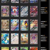 lotto carte pokemon jap nm to Mint 