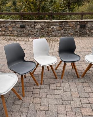 Sedie cocktail scandinave