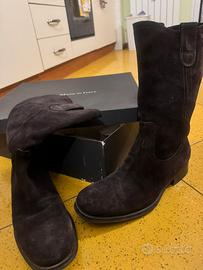 STIVALI ALTI IN PELLE FATTI A MANO tg. 42