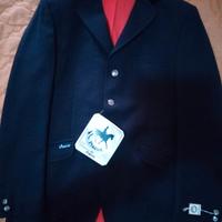 EQUITAZIONE, PIKEUR, GIACCA POLO LANA TG 52 NUOVA 