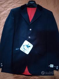 EQUITAZIONE, PIKEUR, GIACCA POLO LANA TG 52 NUOVA 