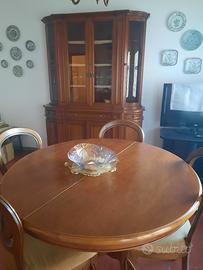 Mobili in stile per soggiorno legno noce