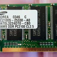 RAM SODIMM 256MB / 4GB per PC portatili