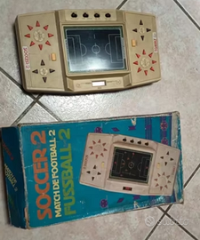 gioco soccer videogioco vecchio marca tomy