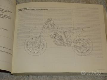 MANUALE USO E ASSETTI COMPETIZIONE HONDA CRF250X