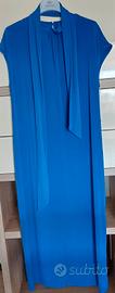 Abito lungo blu elettrico – Donna