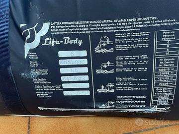 Zattera costiera 6 posti