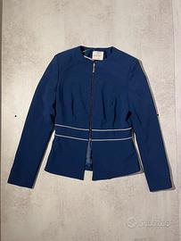 Giacca Blazer Blu Royal Rinascimento Chic Couture