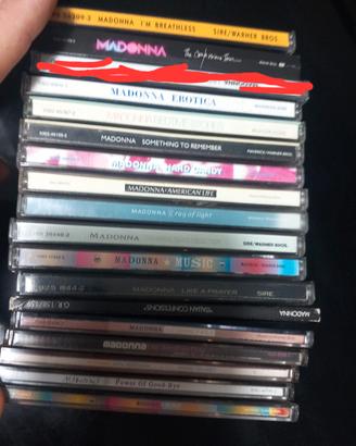 non sono editoriali ,raccolta di cd madonna 