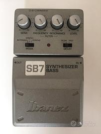 SB 7 Bass Synthesizer Ibanez pedale chitarra
