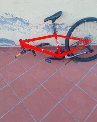 telaio bici bitwin rocrider 500