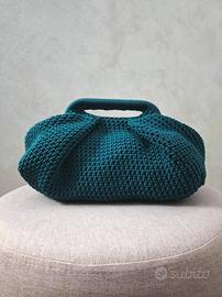borsa clutch uncinetto 