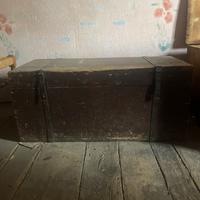 Baule legno e ferro