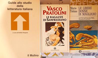 n. 5 Libri letteratura italiana e francesce