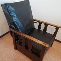 poltrona letto vintage 