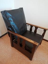poltrona letto vintage 