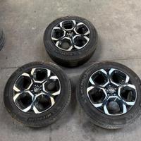 3 Cerchi Citroen C5 + gomme 225/55R18 Michelin
