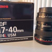 Obiettivo Canon 17-40mm f/4L USM