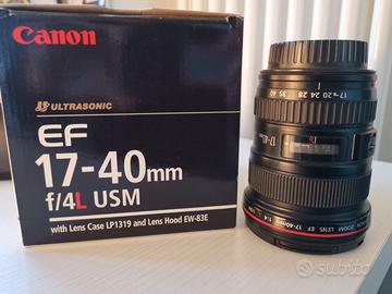 Obiettivo Canon 17-40mm f/4L USM