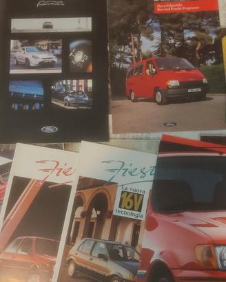 Depliant Ford anni '80-'90