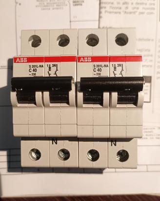 Abb magnetotermici C40