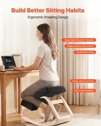 sedia ergonomica inginocchiata - kneeling chair