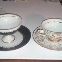 2 tazzine fine porcellana vintage