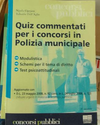 Quiz per concorsi in Polizia municipale