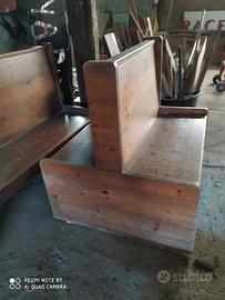 panche in legno 