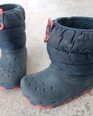 Stivale neve, Puff Boot Navy CROCS, 27-28