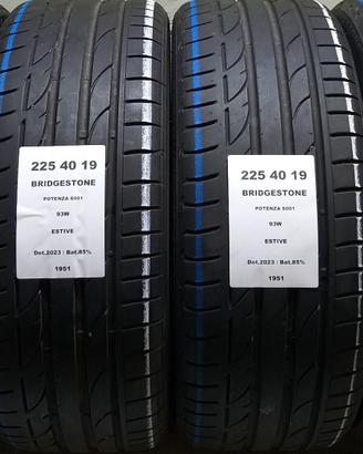 4 GOMME 225 40 19 BRIDGESTONE A1951