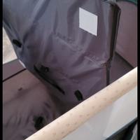 Lettino da viaggio con materasso imbottito
