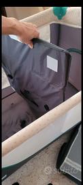 Lettino da viaggio con materasso imbottito